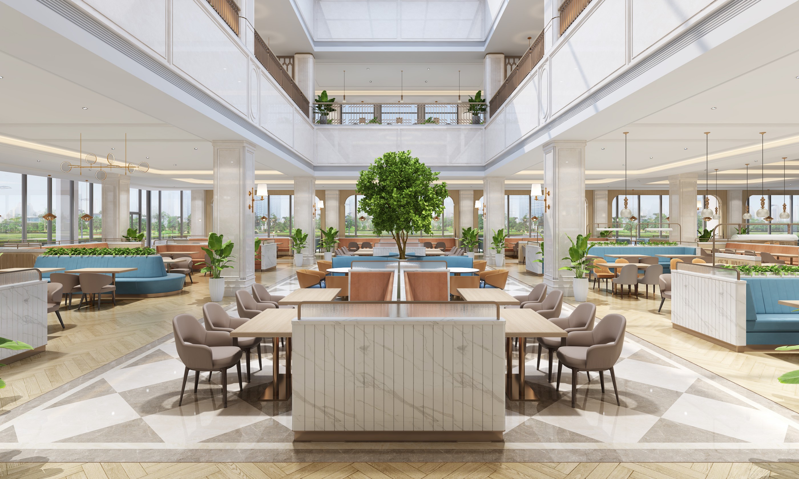 華為武漢研究所光工廠員工餐廳設計